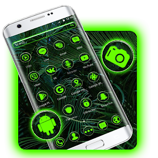 Dark Green Leaves Theme